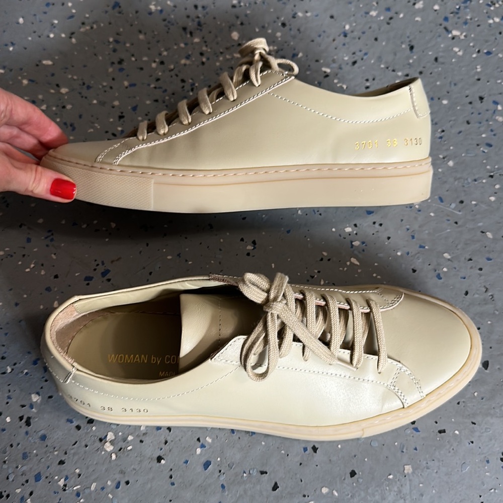 Leather sneakers